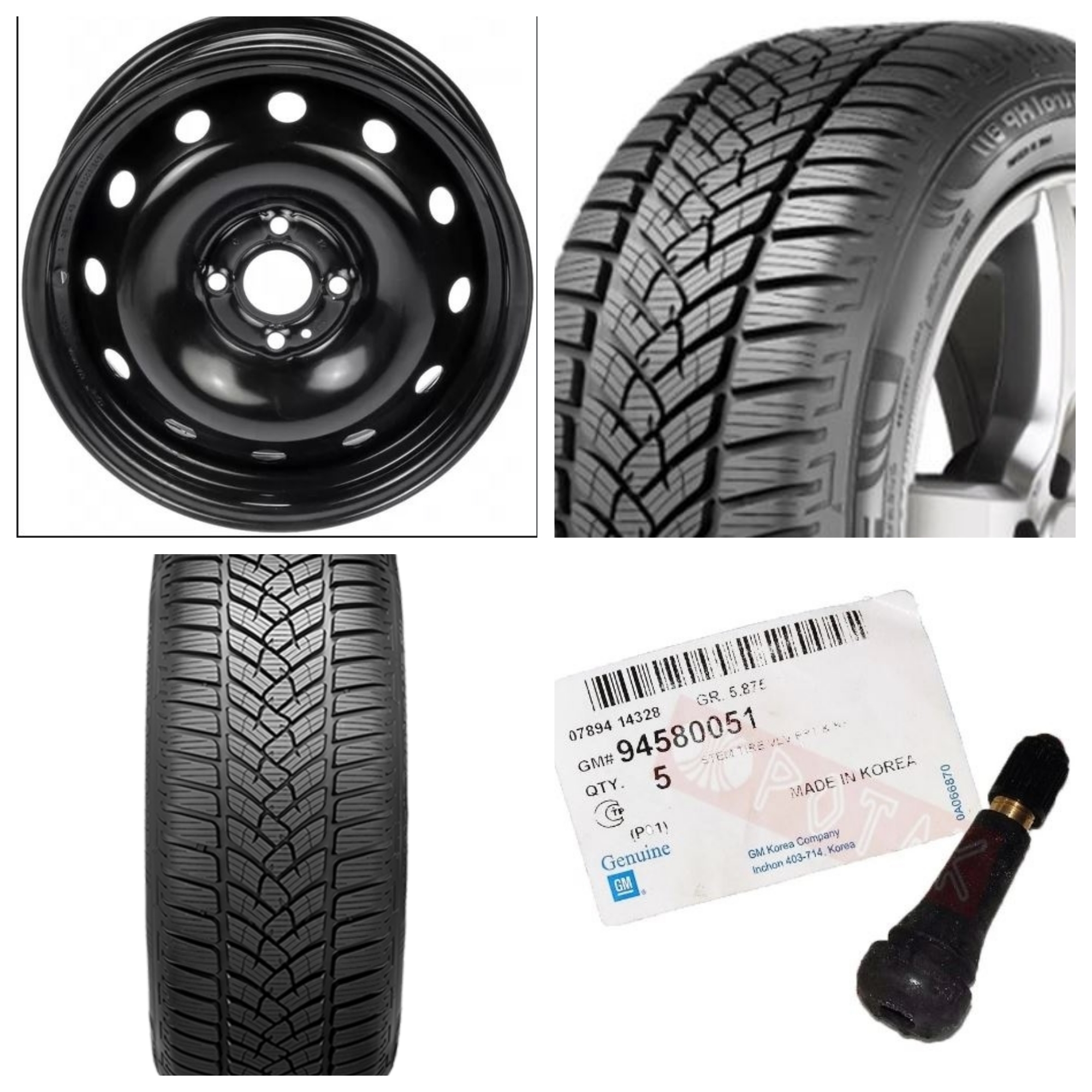 Janta cu cauciuc Fulda Kristall Control HP2 205/60 R16 iarna Opel Crossland X