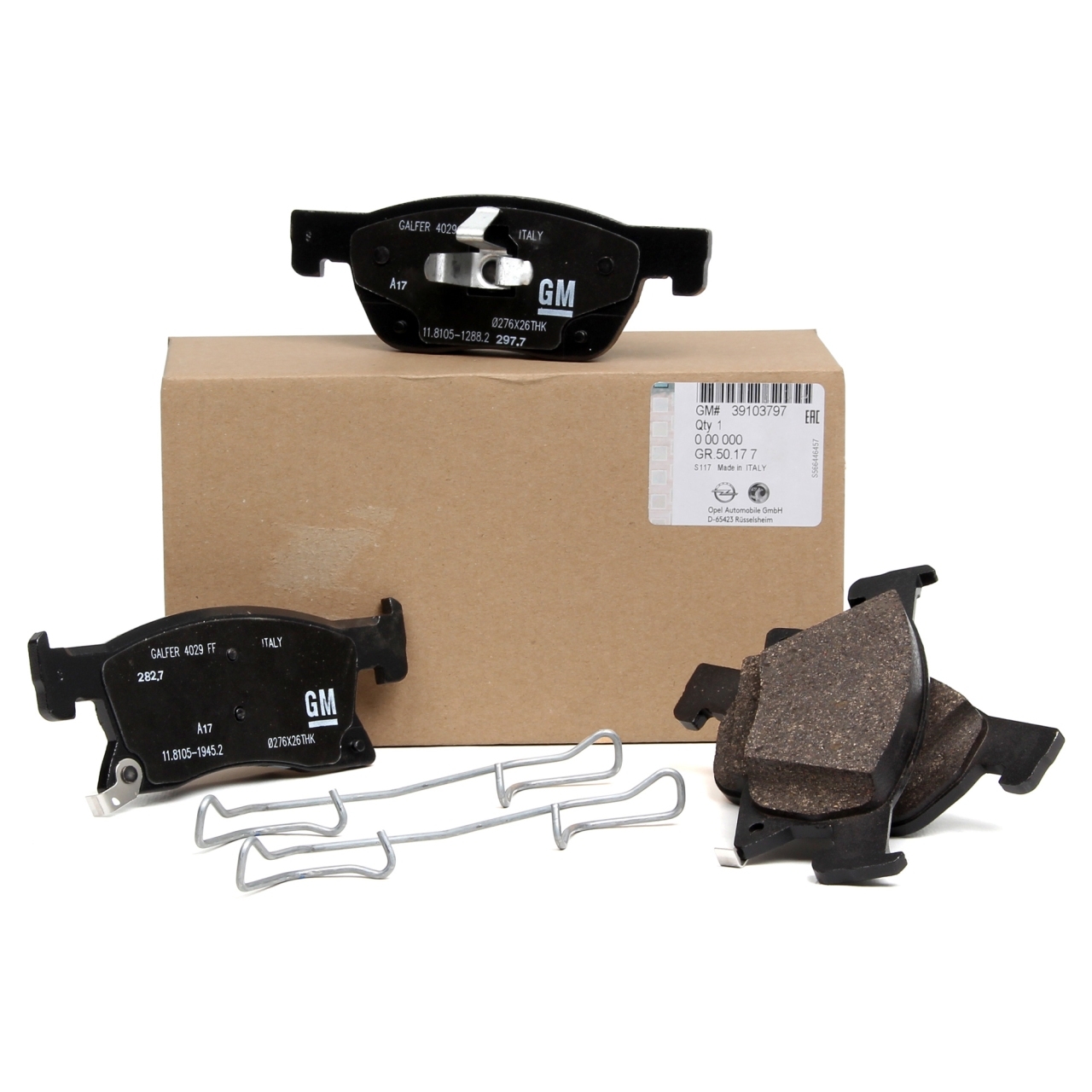 Placute frana fata Opel Astra K J67 original GM