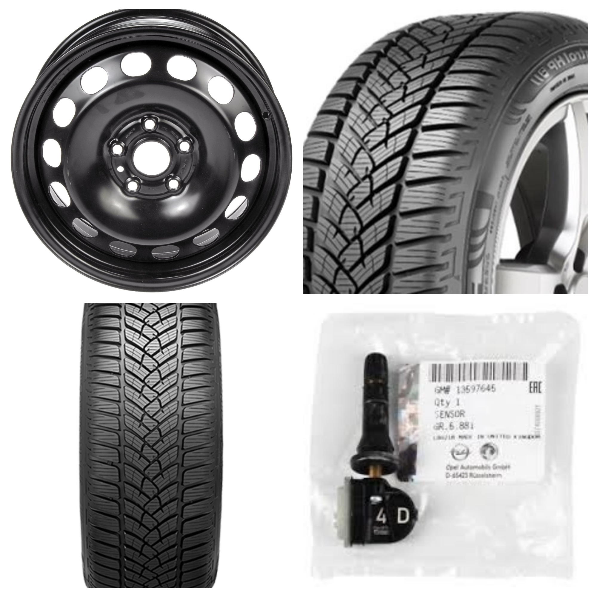 Janta cu cauciuc si senzor Fulda Kristall Control HP2 215/55 R17 98V iarna Opel Insignia B