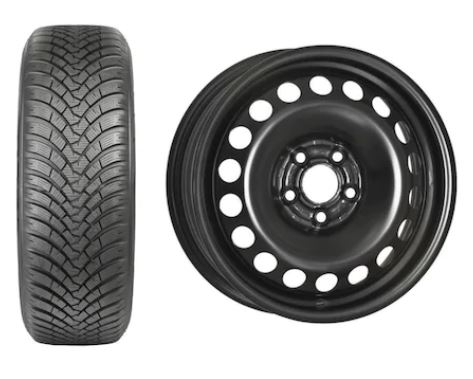 Roata completa VW Polo, Seat Ibiza, Audi A1 Sportback janta otel ALCAR 4055 5.5x15 + anvelopa Iarna Falken HS01 185/65R15 88T Pagina 5 - Kit-uri jante + anvelope complete