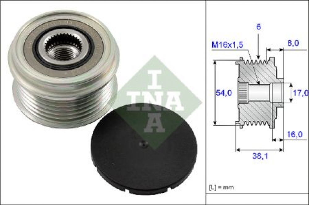 Fulie Alternator Opel Corsa C, Astra H 1.3 INA