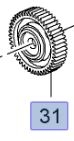 Pinion ax came evacuare Opel Corsa D 1.3 original GM