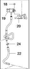 Furtun evacuare diferenta presiune Opel Astra J 1.7 original GM