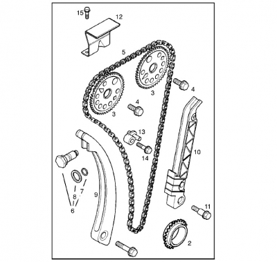 Kit distributie lant Opel Vectra C Z22SE original GM Pagina 2/piese-auto-seat/piese-auto-opel-insignia-a - Kit distributie Opel Vectra C