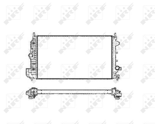 Radiator apa Opel Vectra C 1.9 marca NRF