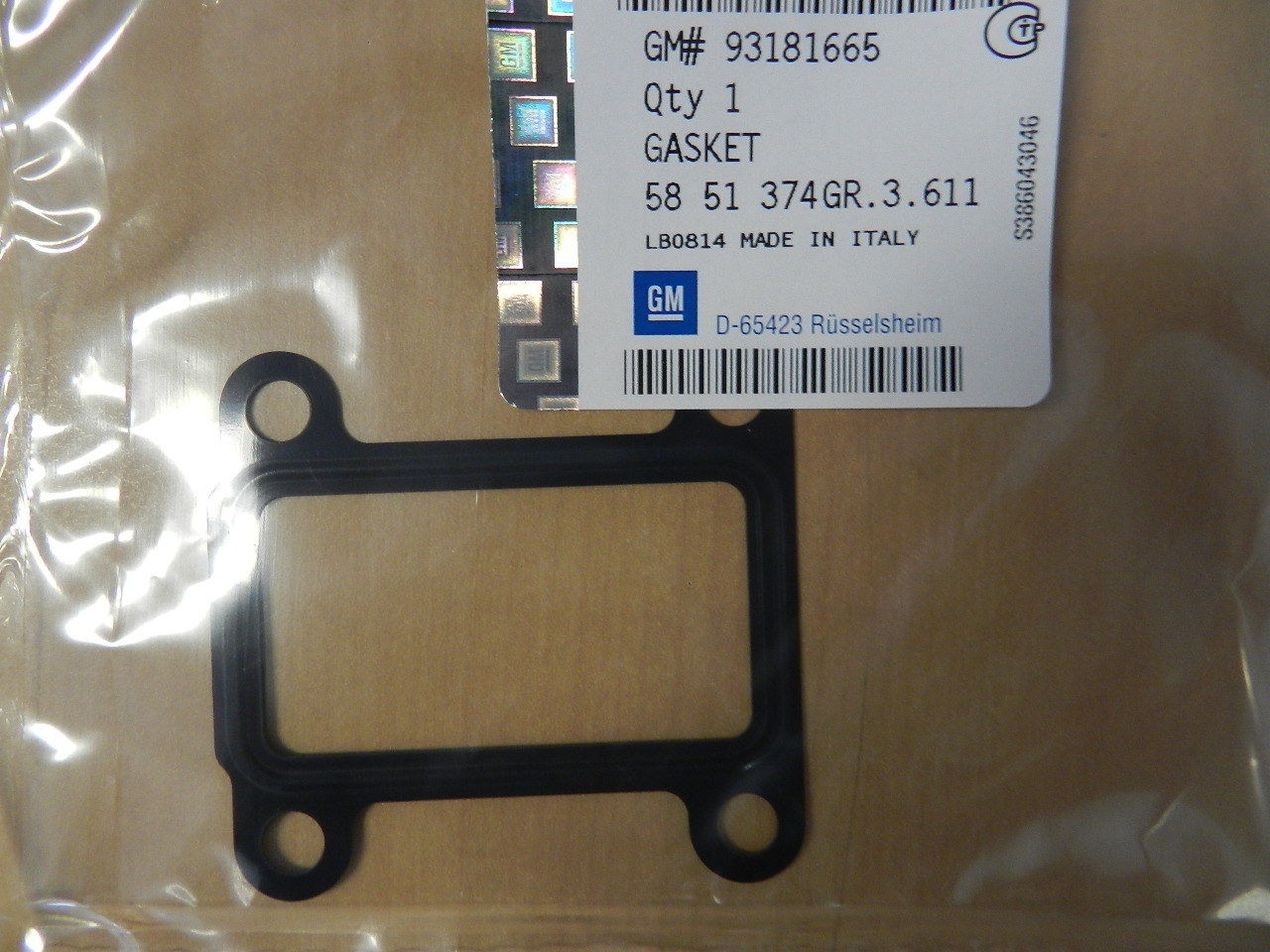 Garnitura supapa EGR Opel Astra H