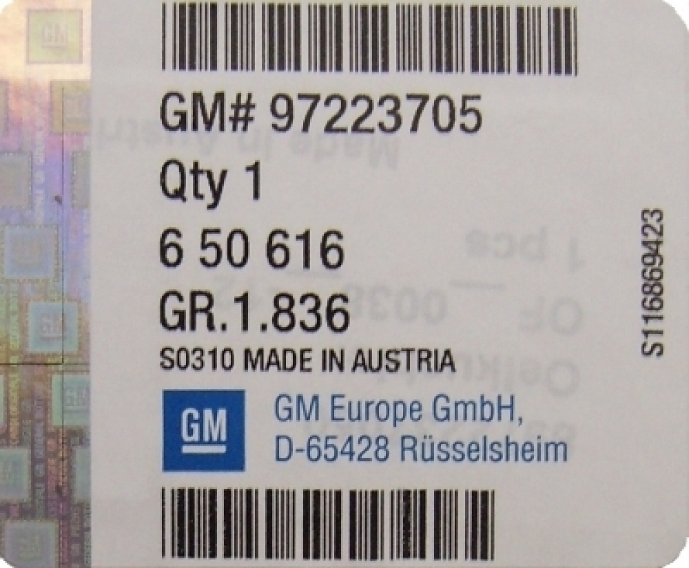 Radiator racire ulei Opel Astra G Y17DT original GM