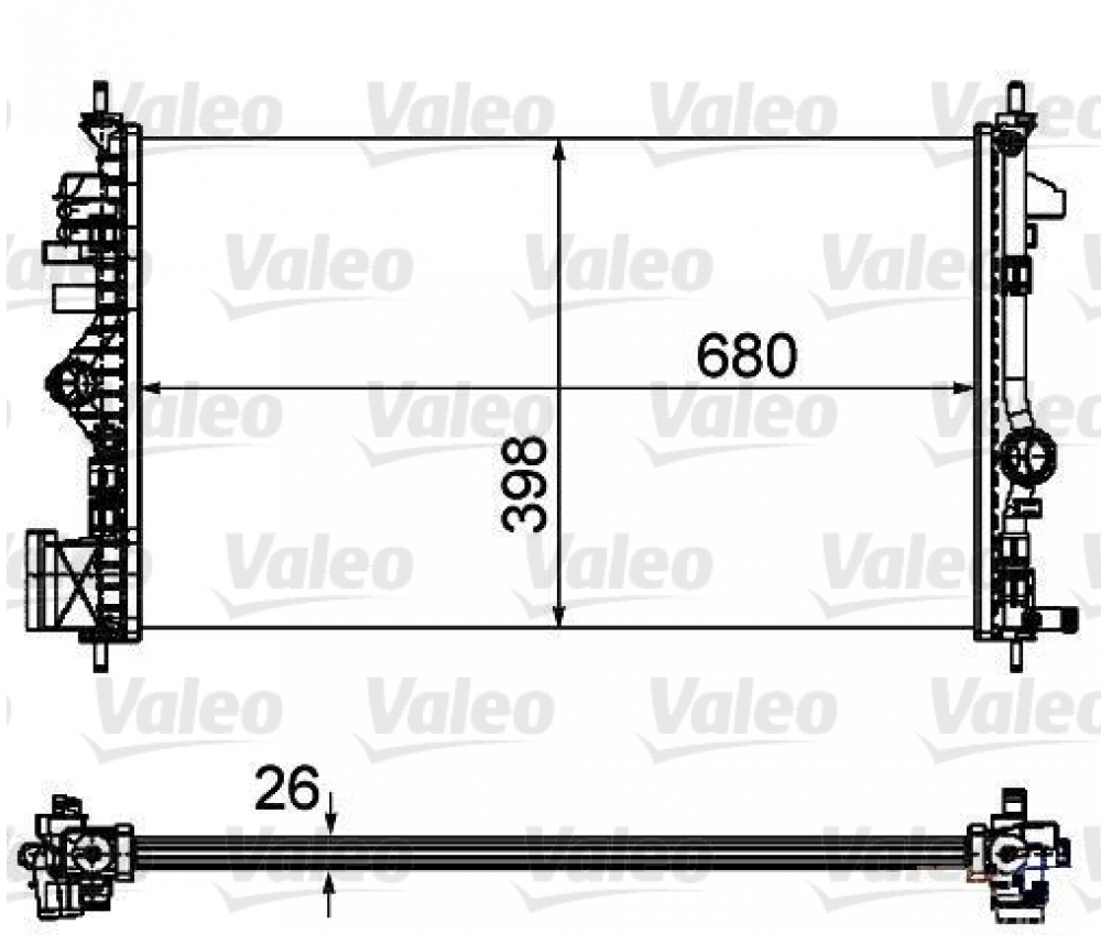 Radiator racire Opel Insignia Diesel producator Valeo Pagina 3/piese-auto-jeep/opel-vectra-b/opel-corsa-c - Sistem racire motor Opel Insignia A