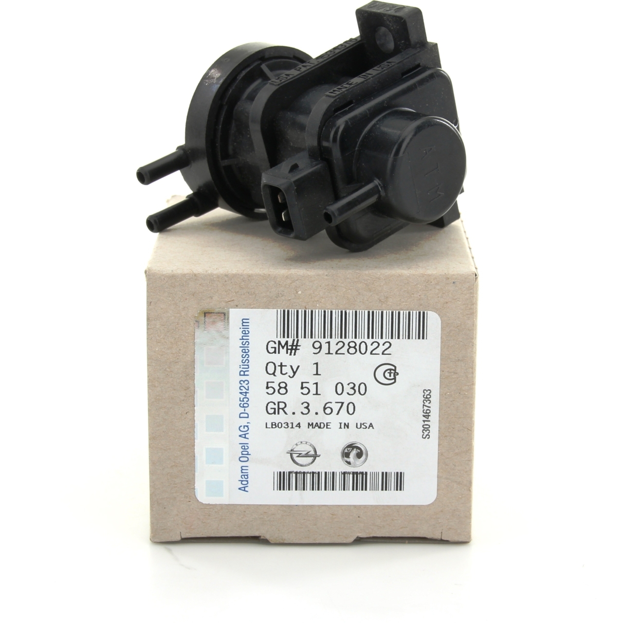 Senzor vacuum EGR Opel Astra G 2.2 original GM