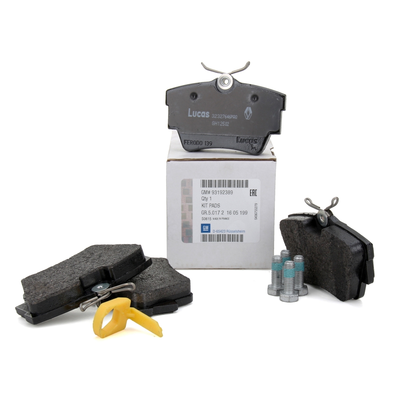 Kit placute spate Opel Vivaro B original GM