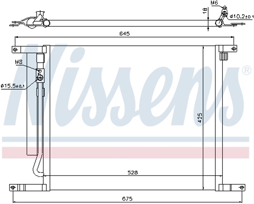 Piese Auto Opel Radiator A/C CHEVROLET AVEO NISSENS Revizie Masina