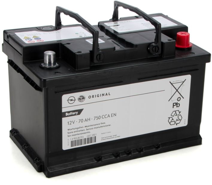 Acumulator auto 70 AH 800A EN original GM Motor si ambreiaj Opel Astra G