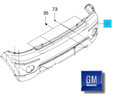 Bara spate two-ton pentru Chevrolet Spark Piese Auto Chevrolet Spark