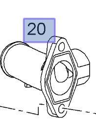 Flansa conducta tur apa termostat Opel Astra H 1.7 original GM Pagina 5/opel-ampera/opel-zafira-b/ambreiaje-auto - Racire motor Opel Astra H