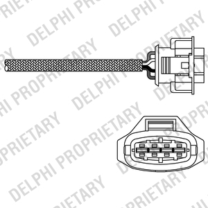 Sonda Lambda 2 Opel Corsa D 1.2 marca DELPHI