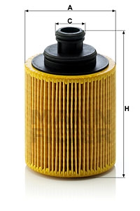 Filtru ulei siste UFI Opel Astra H 1.3 marca MANN