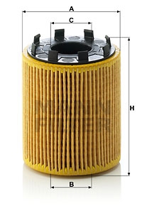 Filtru ulei siste PURFLUX Opel Astra H marca MANN