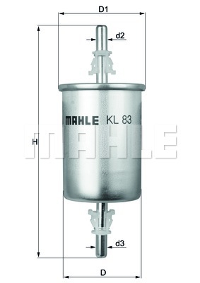 Filtru benzina Opel Astra G marca MAHLE