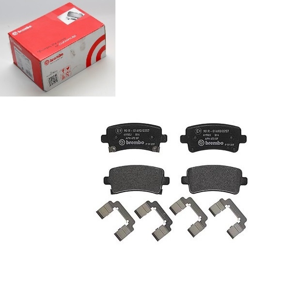 Placute frana spate Insignia J61/62/64 BREMBO
