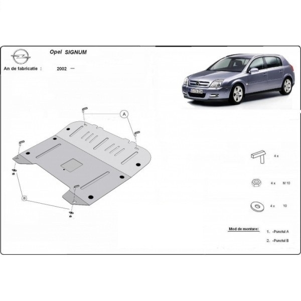 Scut motor metalic Opel Signum dupa 2002 Pagina 2/piese-auto-renault/opel-astra-twin-top/piese-auto-chrysler - Scuturi motor auto