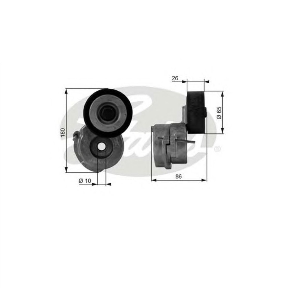 Rola intinzator curea transmisie Opel Astra J GATES