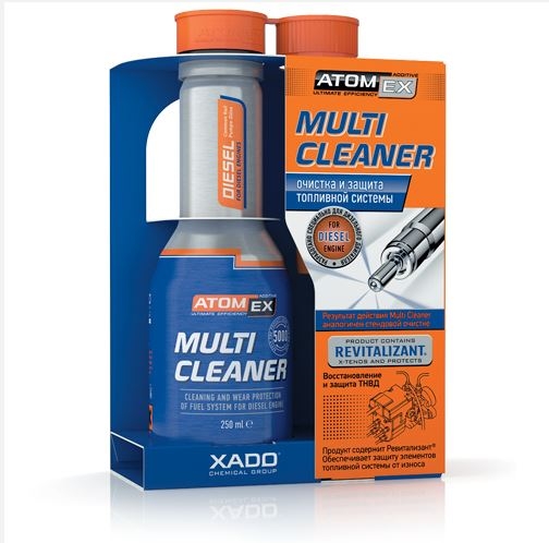 ATOMEX MULTI CLEANER DIESEL - CURATITOR COMPLEX SISTEM ALIMENTARE XADO 250 ML Aditivi XADO