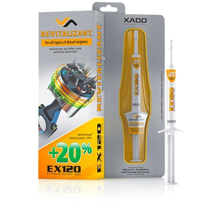 REVITALIZANT MOTOR XADO EX 120 PENTRU MOTOARE DIESEL 8 ML Revitalizanti XADO