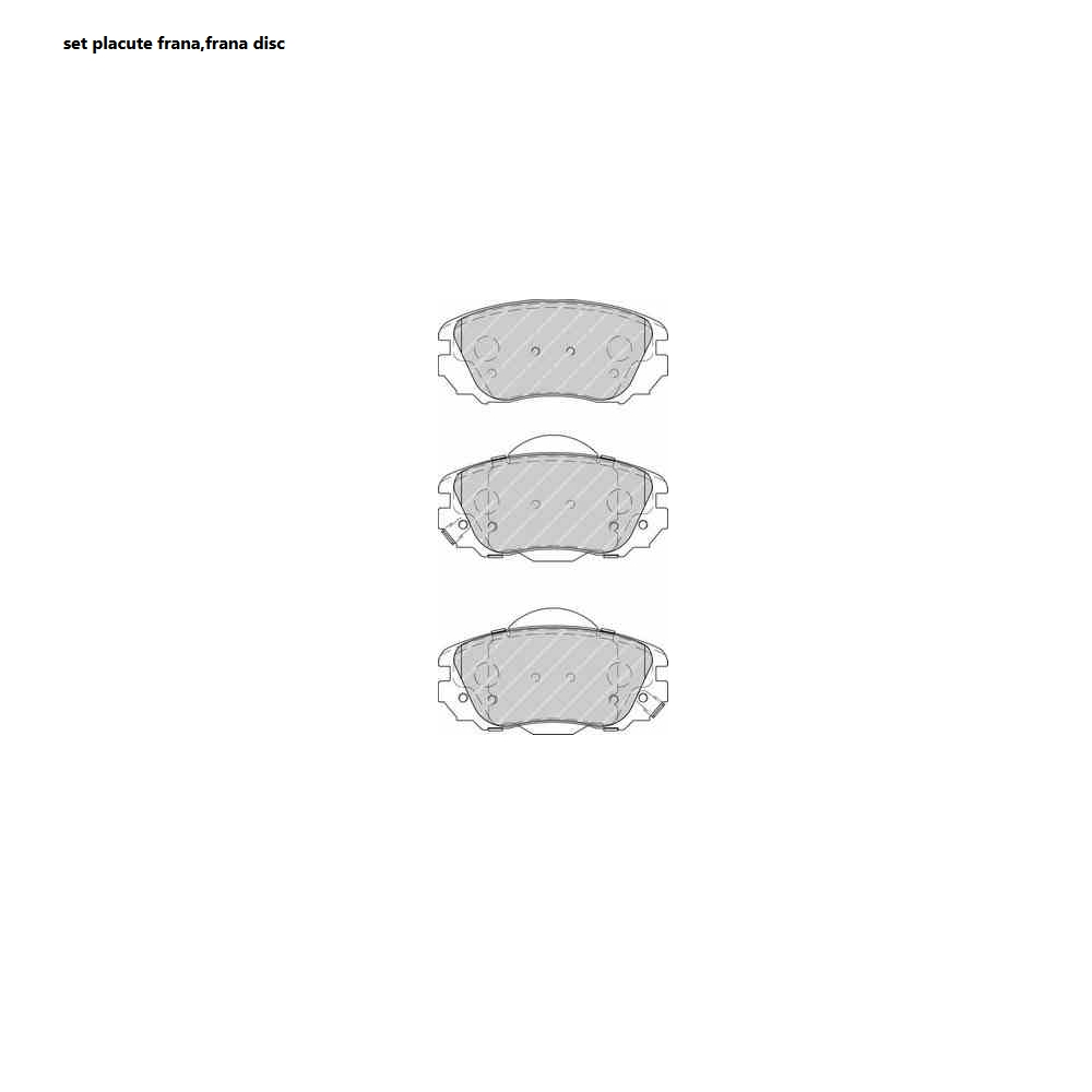 Placute frana fata Opel Insignia FERODO