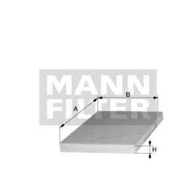 Filtru polen patrat Opel Astra G Z14XEP producator MANN