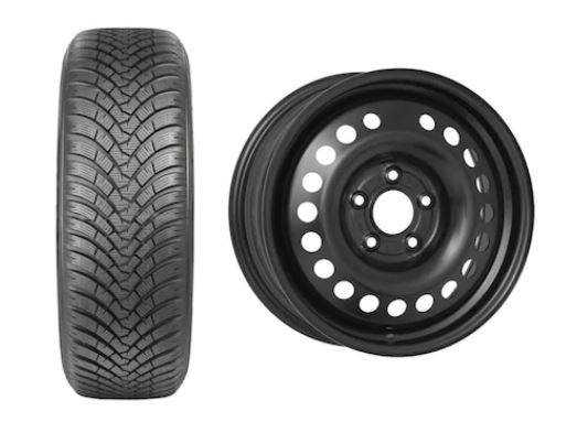 Roata completa Hyundai i30 janta otel ALCAR 6595 6.5x16 + anvelopa iarna Falken HS01 205/55R16 91H Roti complete Hyundai