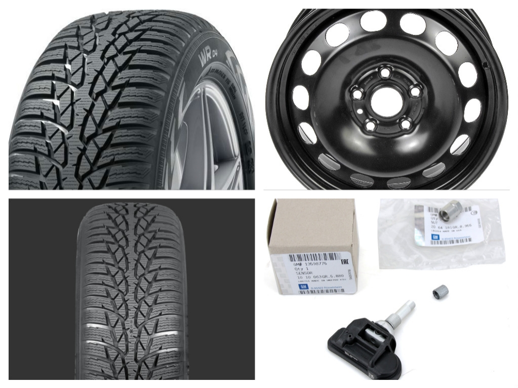 Kit janta cu senzor presiune si anvelopa Nokian WR D4 506/60 R16 iarna Opel Astra J benzina Kit jante si anvelope Opel Astra J