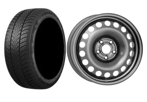 Roata completa Opel Astra K janta otel ALCAR 7035 6.5x16 + anvelopa Iarna Triangle TW401 205/55R16 94V/XL + Senzor presiune ALCAR