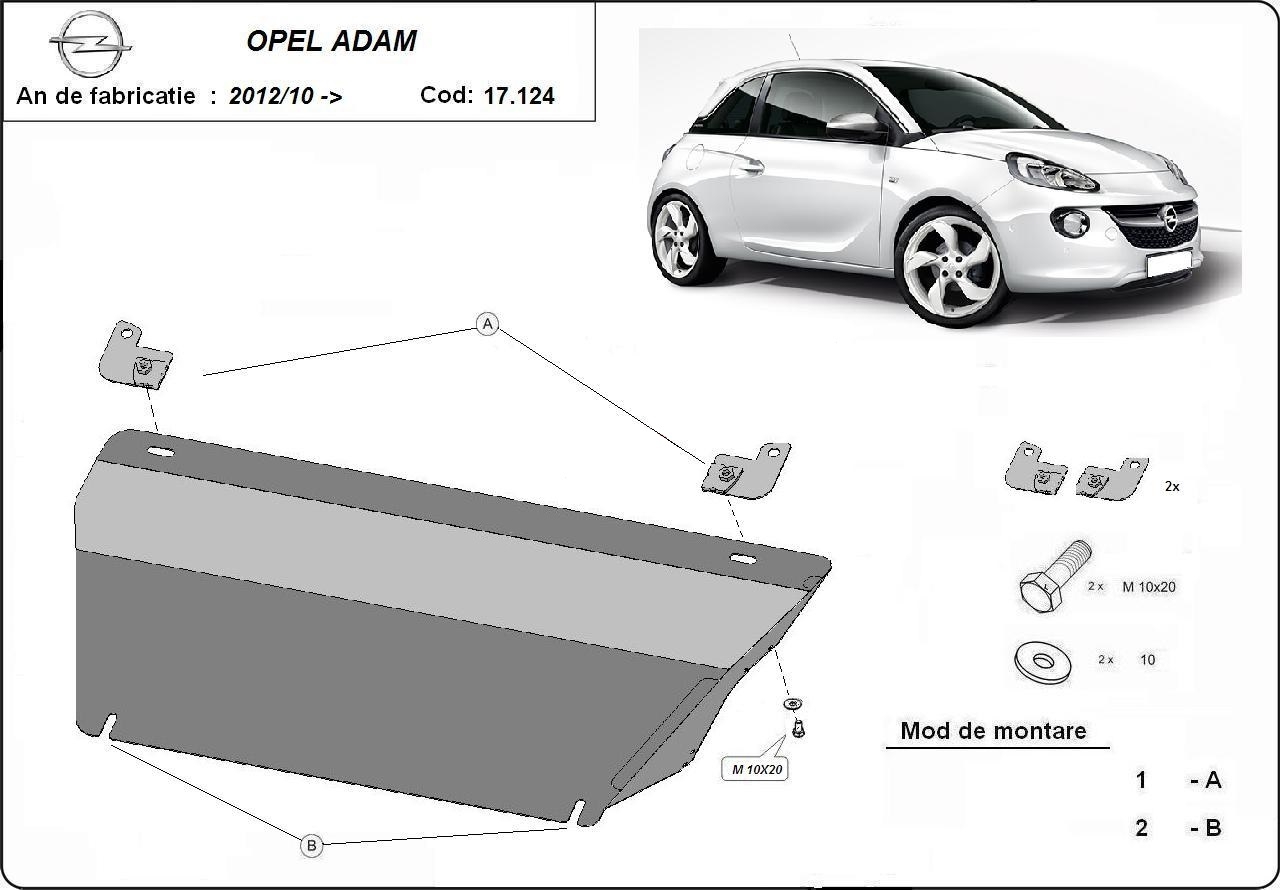 Scut motor metalic Opel Adam dupa 2012
