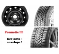 13211897 pachet corsa d iarna r15 Kit janta tabla Corsa D cu anvelopa iarna GT RADIAL WinterPro2 185/65R15 88T
