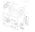 Set placute frana spate Opel Grandland X originale GM 268mm