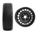 roata completa astra j cu senzor Roata completa Astra J 5x115 janta otel ALCAR 9327 6.5x16 + anvelopa Iarna Kumho WP51 WinterCraft 205/55 R16 91T + Senzor presiune ALCAR