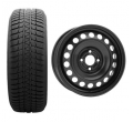roata dacia janta anvelopa Roata completa Dacia Logan, Sandero, MCV janta otel ALCAR 8932B 6x15 + anvelopa Iarna Sumitomo WT200 185/65R15 88T